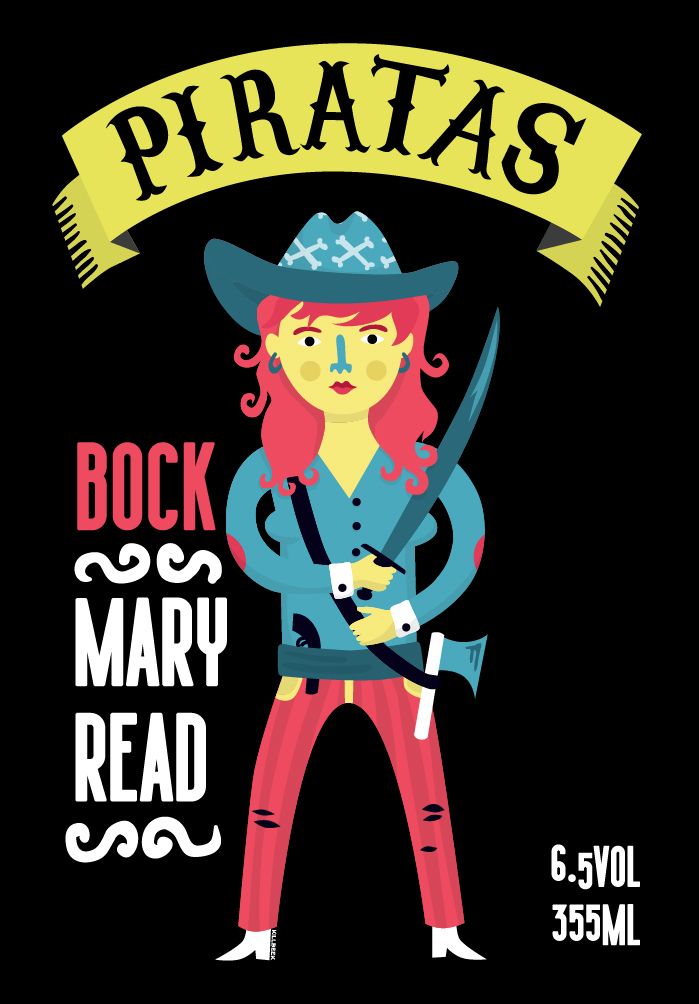 Cerveza Pirata - Diseño y ilustración de rótulos de cerveza 1