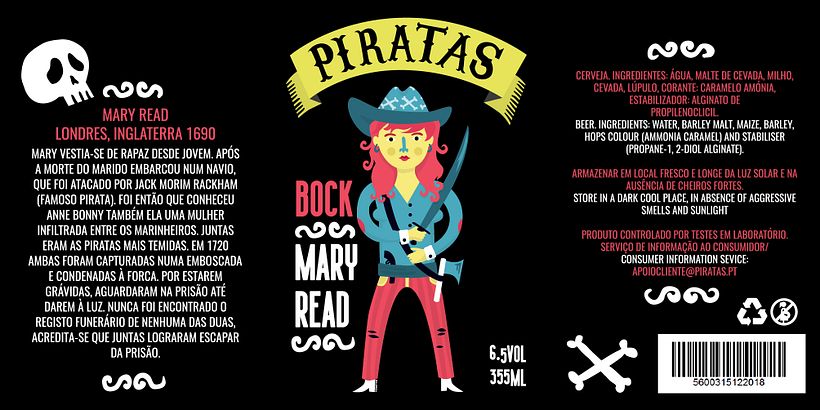 Cerveza Pirata - Diseño y ilustración de rótulos de cerveza 4