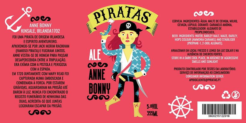 Cerveza Pirata - Diseño y ilustración de rótulos de cerveza 5
