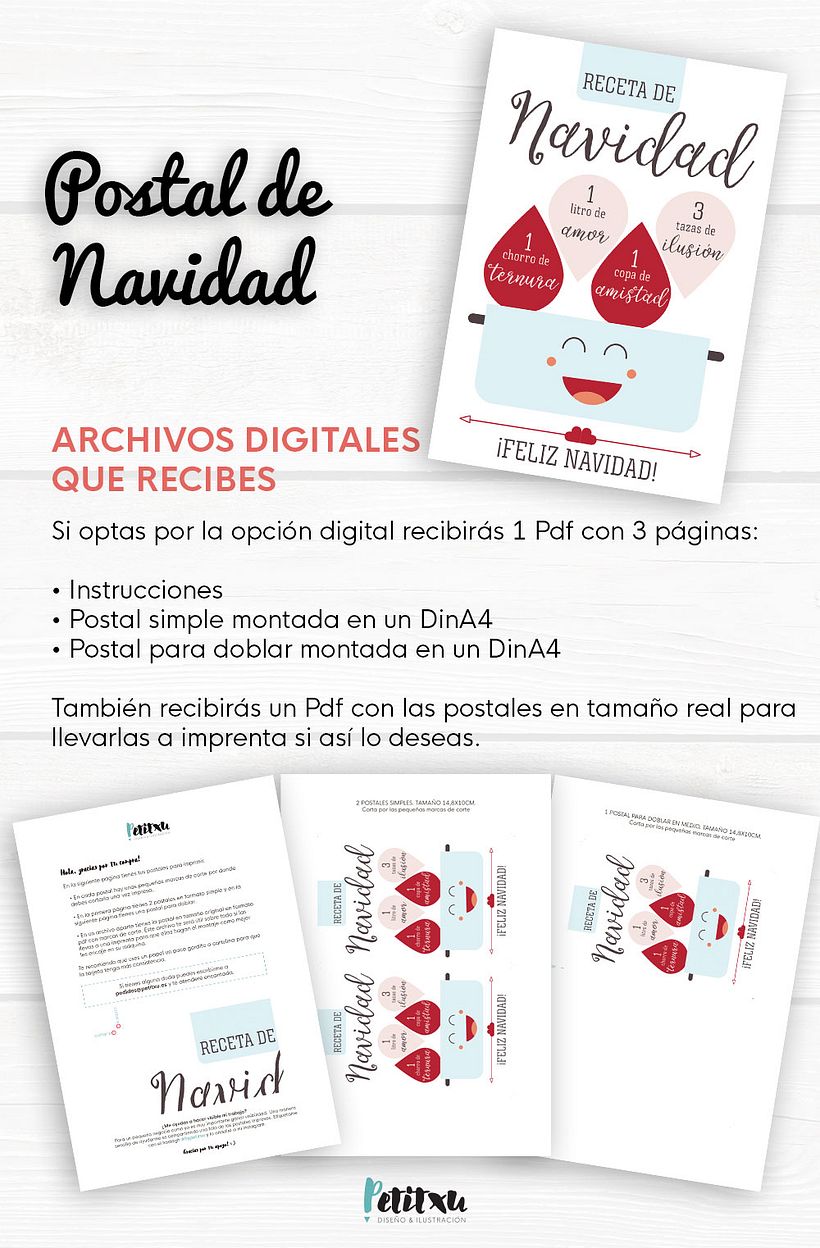 Postal Receta de Navidad 2