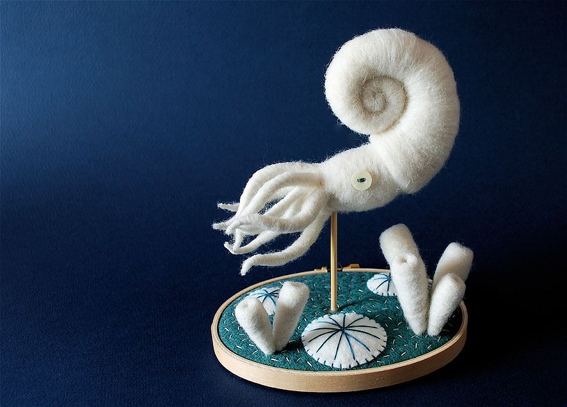 Descubre la adorable zoología de fieltro de Hiné Mizushima 1