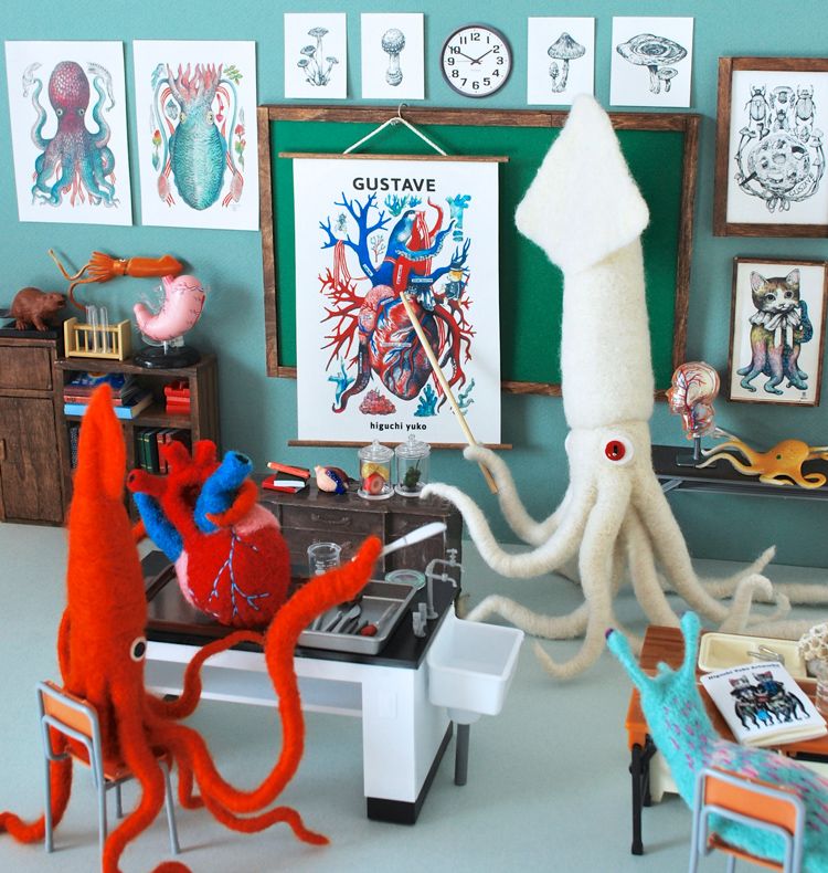 Descubre la adorable zoología de fieltro de Hiné Mizushima 3