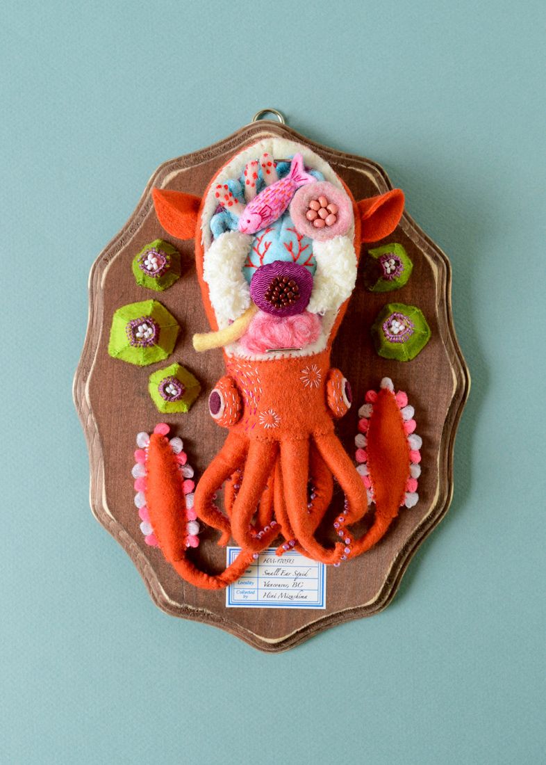 Descubre la adorable zoología de fieltro de Hiné Mizushima 10