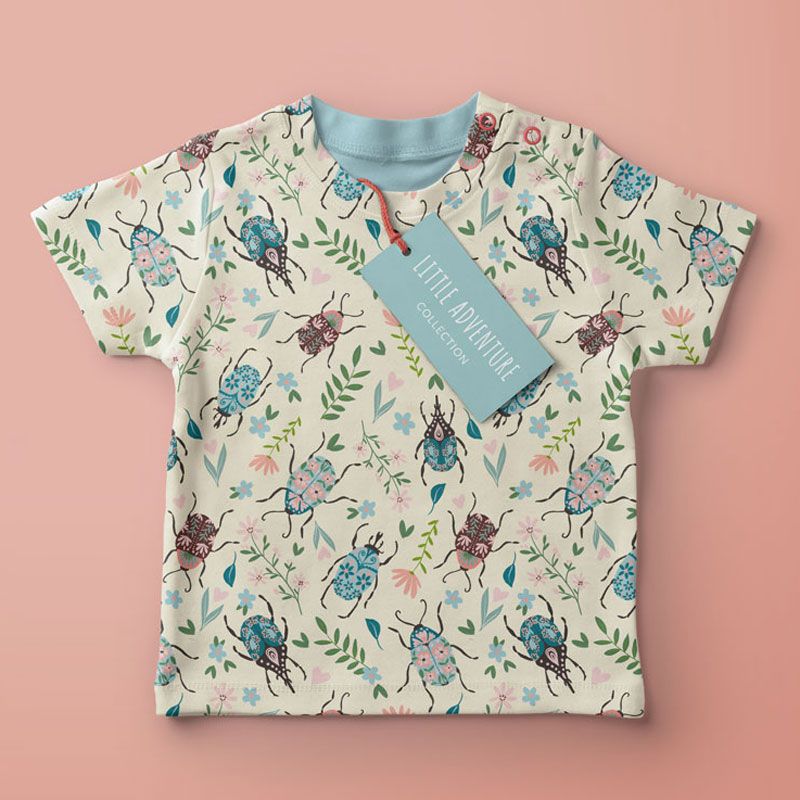 Diseño de colección de estampados infantiles 2