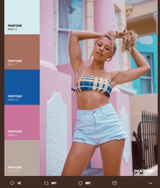 La belleza cromática del Pantone Challenge 7