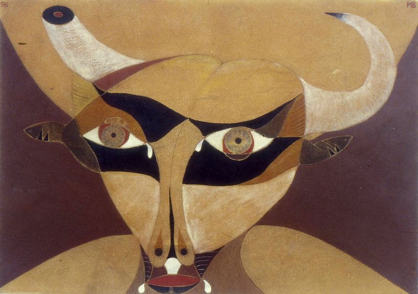 Minotauro (1996) Pintura/cartón