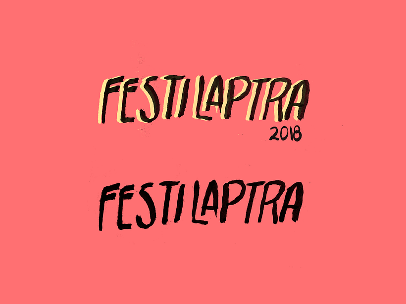 Diseño de una identidad visual con ilustración FESTILAPTRA  0