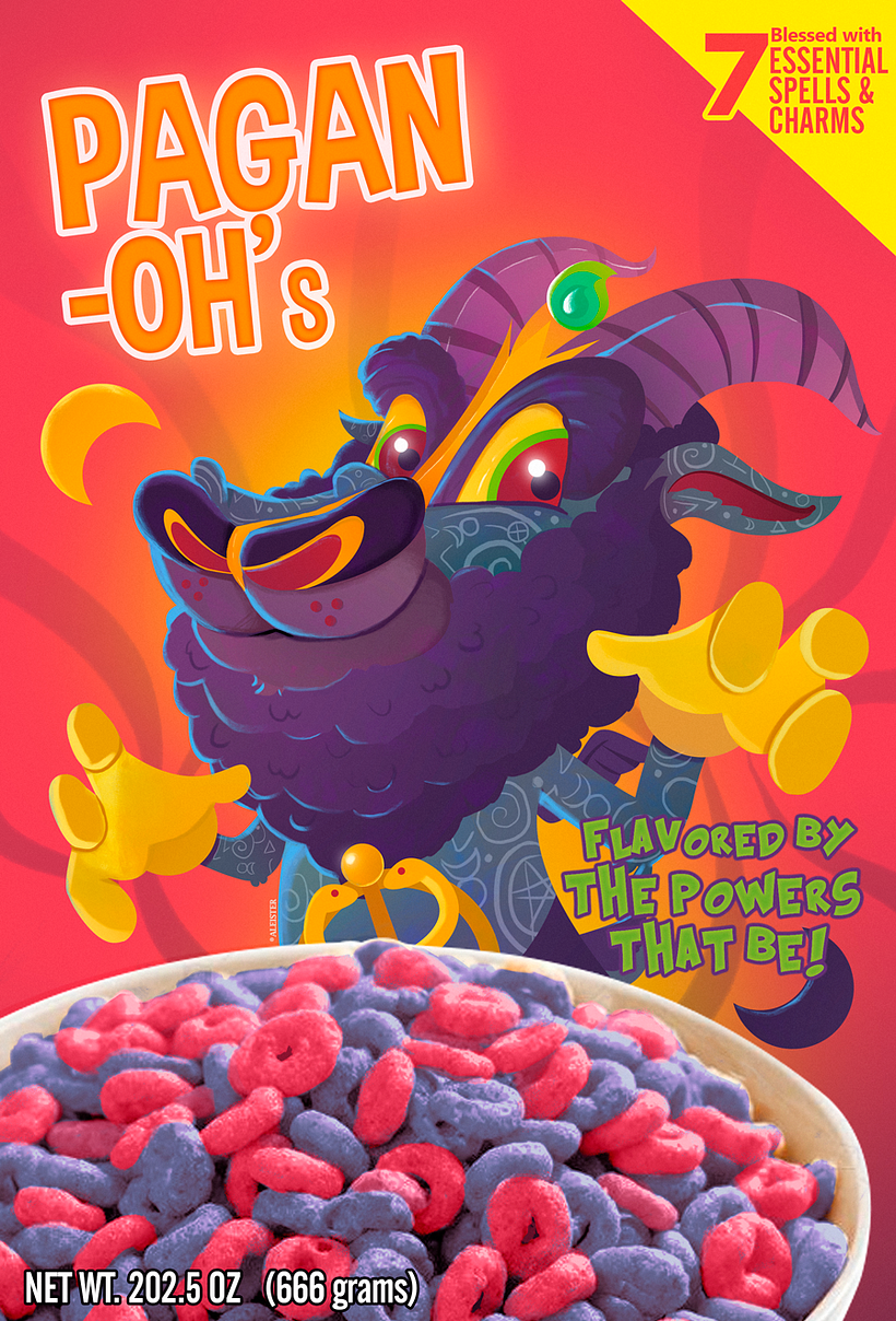 Mi Proyecto del curso:  Aleister Bafomet de Pagan-oh´s (Diseño e ilustración de personajes increíbles) 0