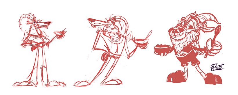 Mi Proyecto del curso:  Aleister Bafomet de Pagan-oh´s (Diseño e ilustración de personajes increíbles) 2