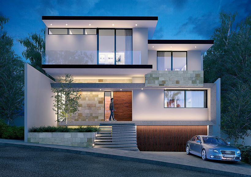 Mi Proyecto del curso: Representación de espacios arquitectónicos con 3D Studio Max 0