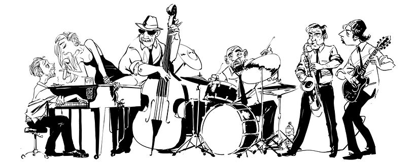 Cuidado con el pianista... - Illustrazione digitale