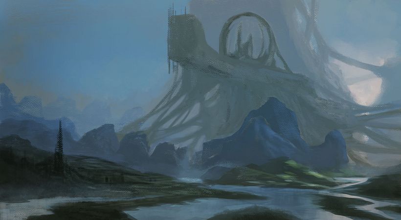 Concept art, pintura digital en Photoshop 0