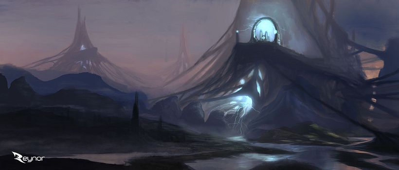 Concept art, pintura digital en Photoshop 1