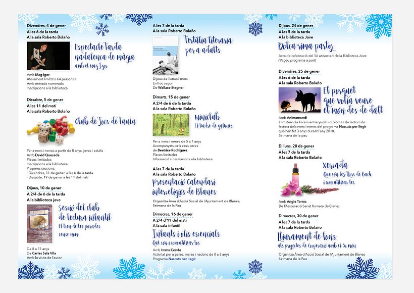 Programa de actividades Biblioteca 5