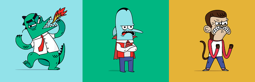 Snickers / Diseño de personajes 4