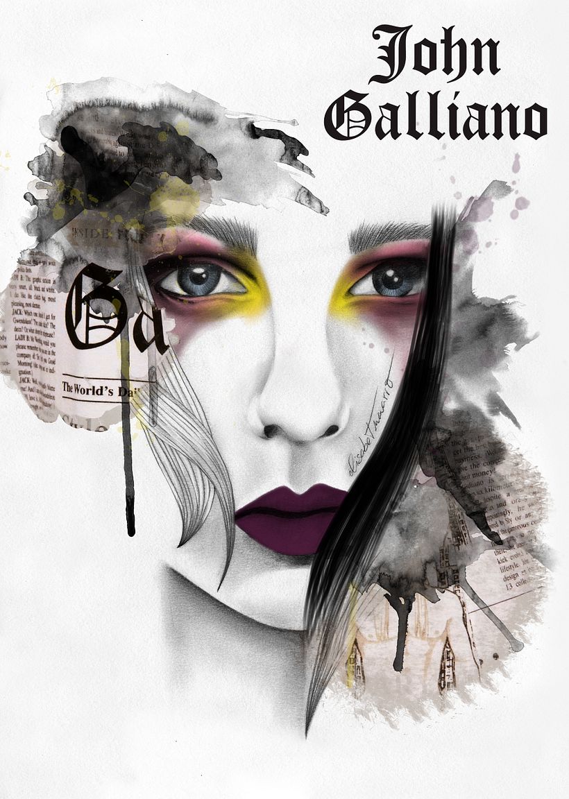 John Galliano - Ilustración tradicional