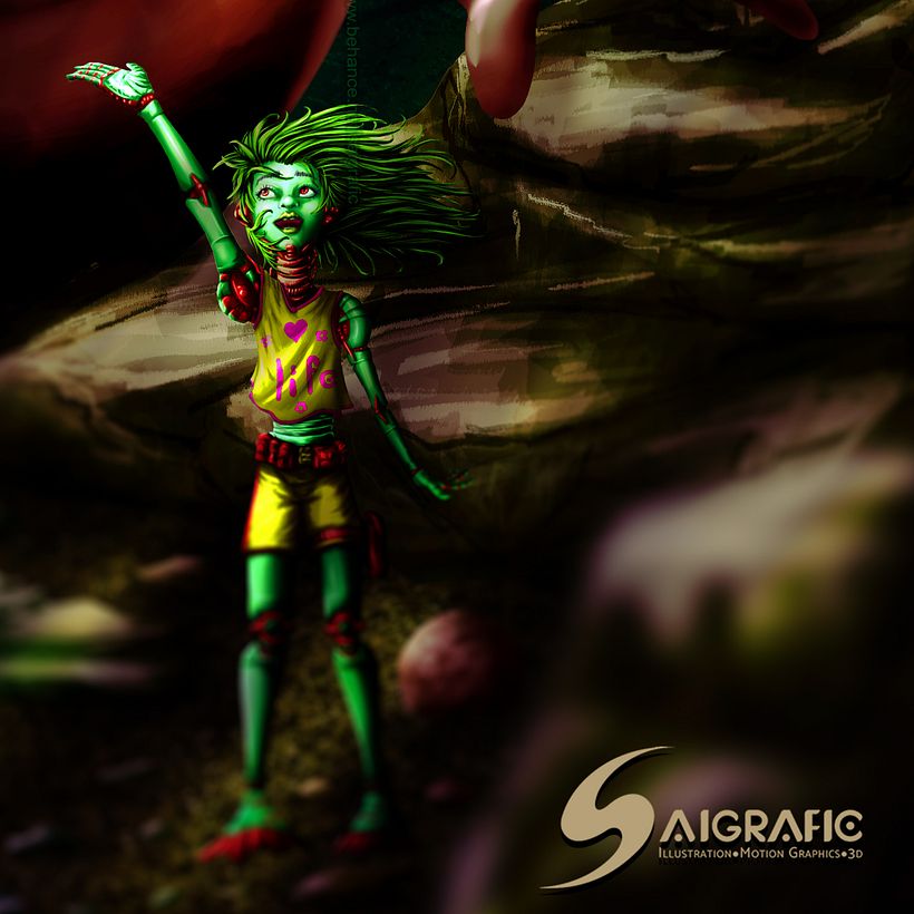 Mi amigo Ajolote (MoGraph, Ilustración 2