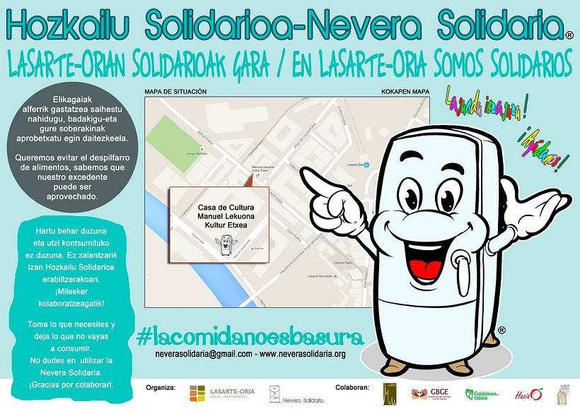 Diseño "Hozki" para el proyecto "Nevera Solidaria" - Diseño
