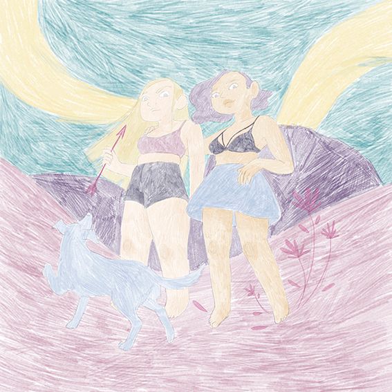 Mi Proyecto del curso: Ilustración digital con lápices de colores - Ilustración tradicional