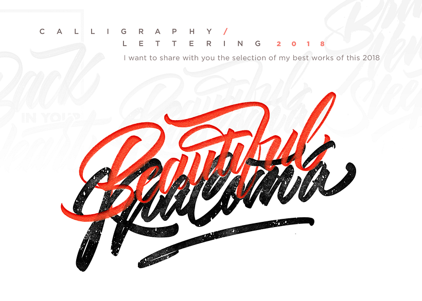 Lettering & Caligrafía 2018 - Diseño