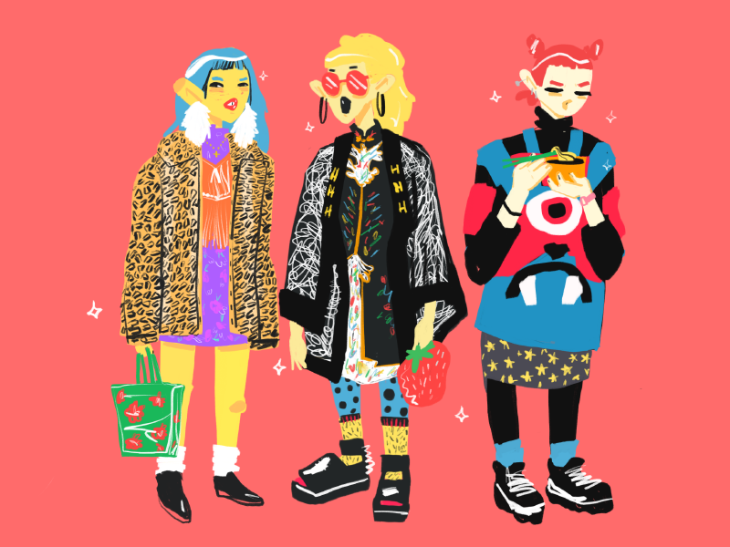 Ilustraciones con la moda como protagonista y Japón como inspiración 3