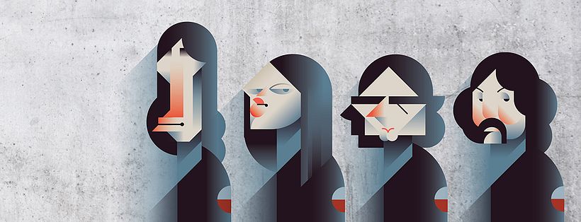 Mi Proyecto del curso: Retrato geométrico minimalista 11