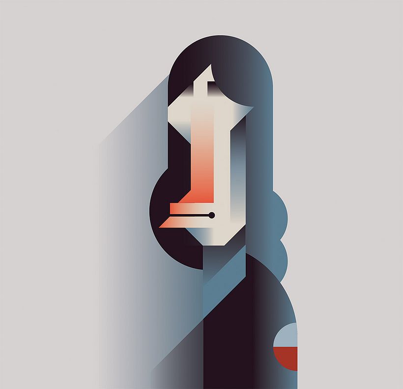 Mi Proyecto del curso: Retrato geométrico minimalista 7