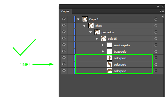 Illustrator me agrupa trazados en un SVG 1