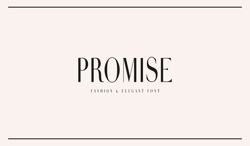 PROMISE font 1