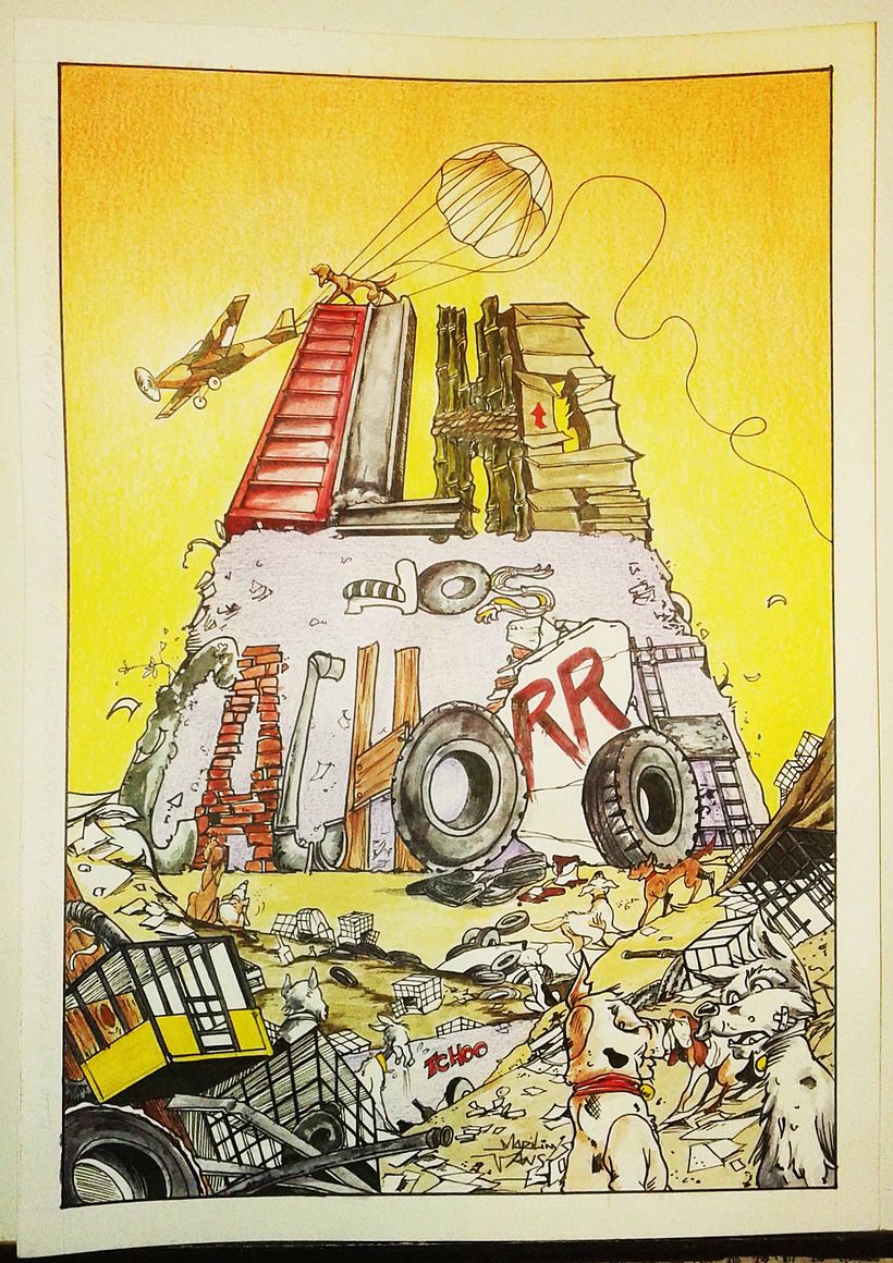 ILHA DOS CACHORROS ( Isle of Dogs- director Wes Anderson)- Trabalho de Linguagem Visual (to College) 0