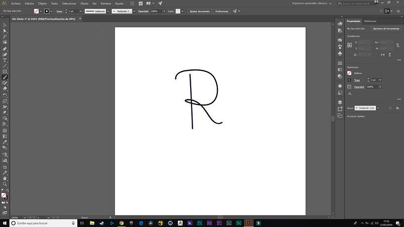 Importar trazo de ilustrator a cinema 4d 1