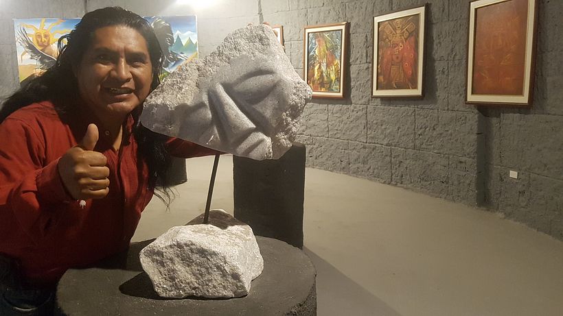 Pintor Ortega Maila- Sala de Exposición Templo del sol 2