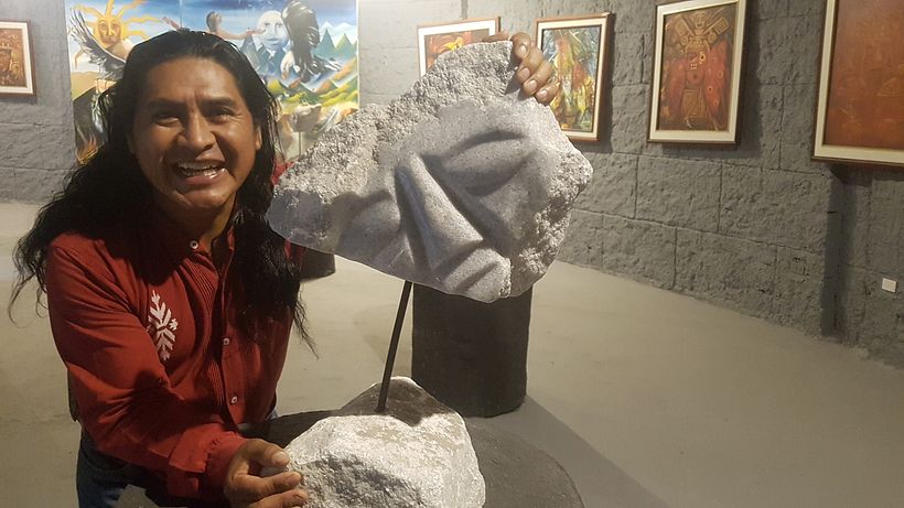 Pintor Ortega Maila- Sala de Exposición Templo del sol 3