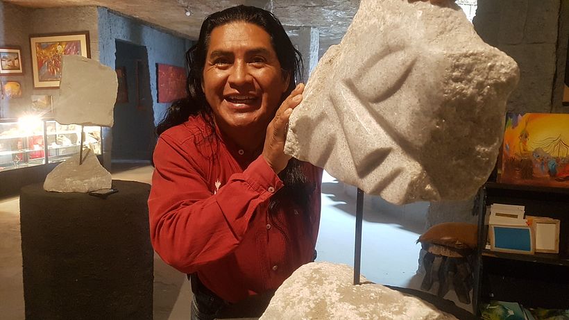 Pintor Ortega Maila- Sala de Exposición Templo del sol 4