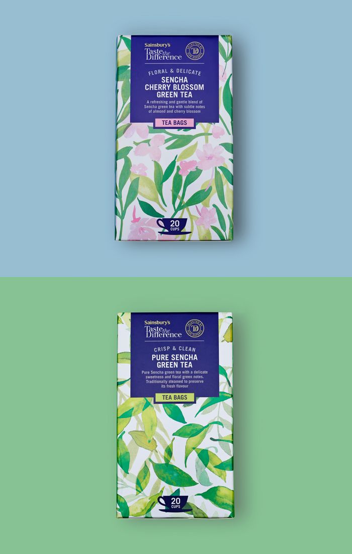 Diseño de estampados para packaging de té 13