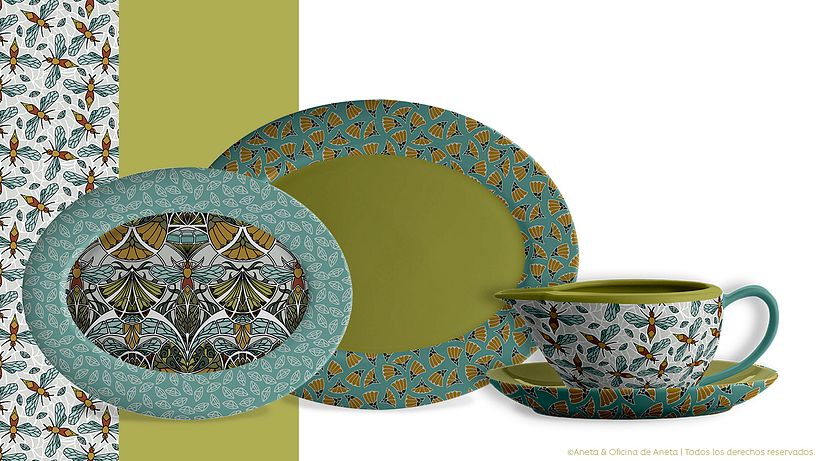 REINA | PATTERNS PARA VAJILLAS 4