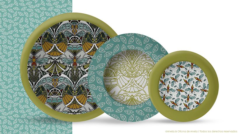 REINA | PATTERNS PARA VAJILLAS 6