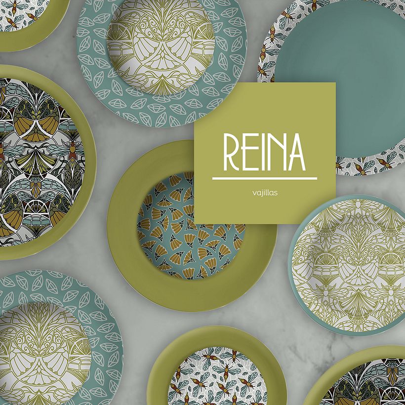 REINA | PATTERNS PARA VAJILLAS 2