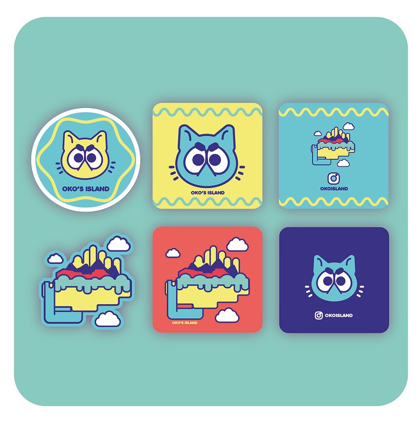 Ilustración vectorial: Oko's Island  4