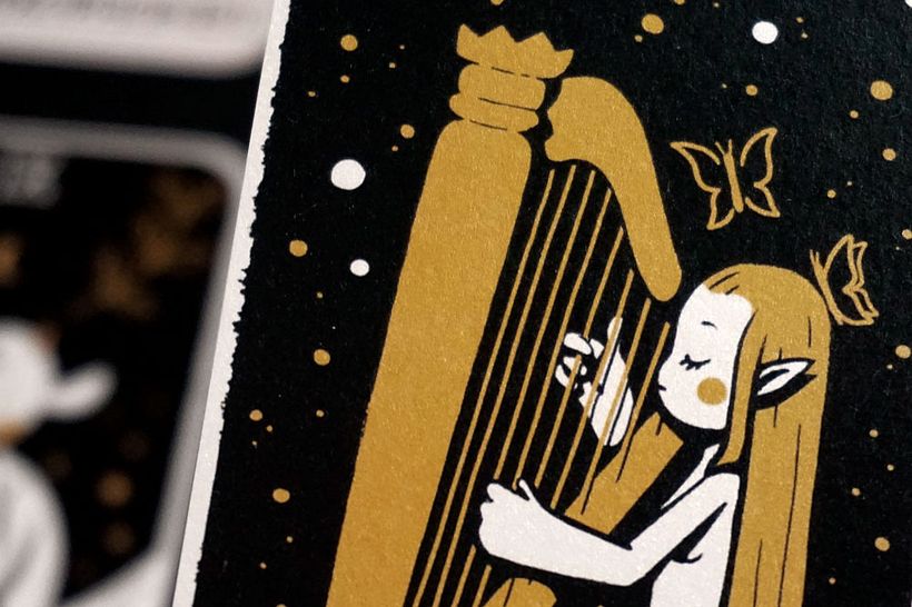 TAROT en clave de sol - Ilustración tradicional