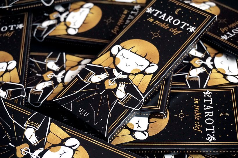 TAROT en clave de sol - Ilustración tradicional