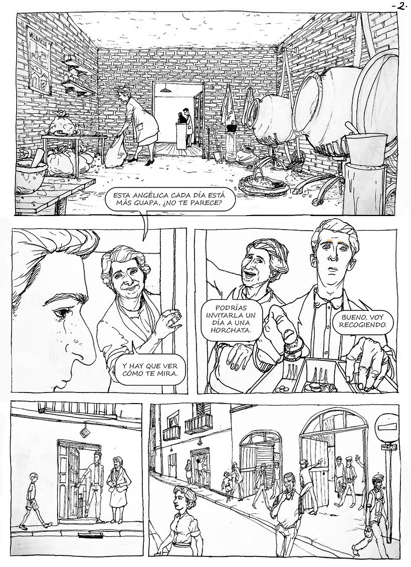 EL VIOLETA, una Novela Gráfica- Drakul editorial. 2018. - Traditional illustration