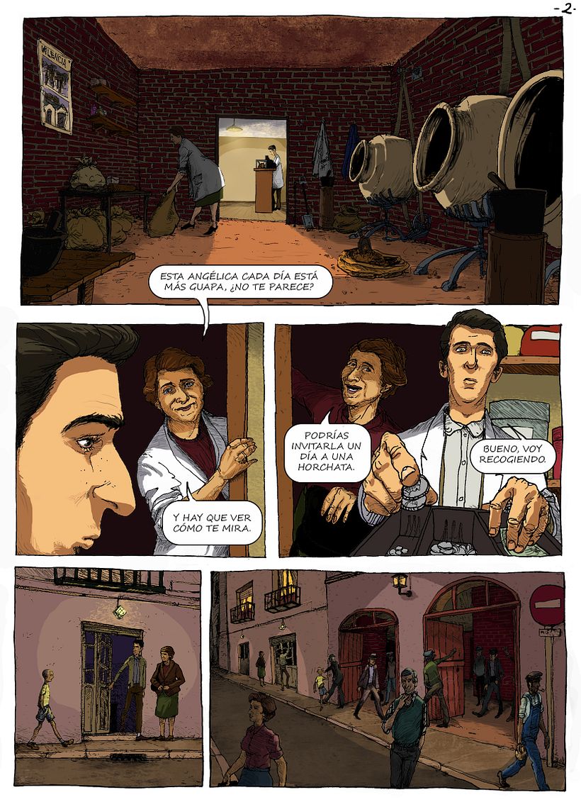 EL VIOLETA, una Novela Gráfica- Drakul editorial. 2018. - Traditional illustration