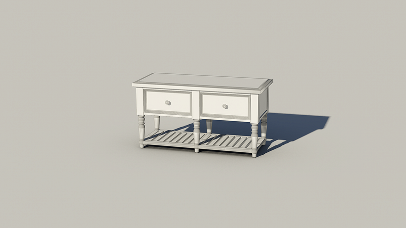 modelado de mobiliario - 3D