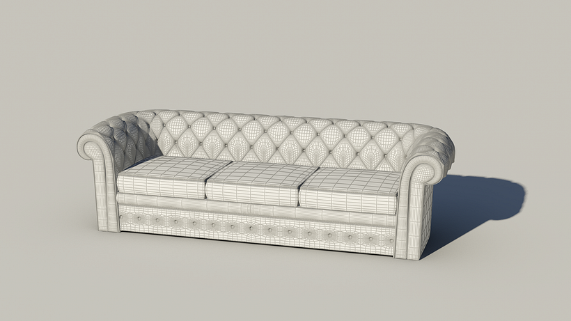 modelado de mobiliario - 3D