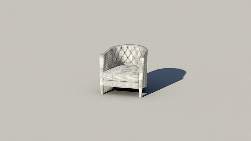 modelado de mobiliario - 3D