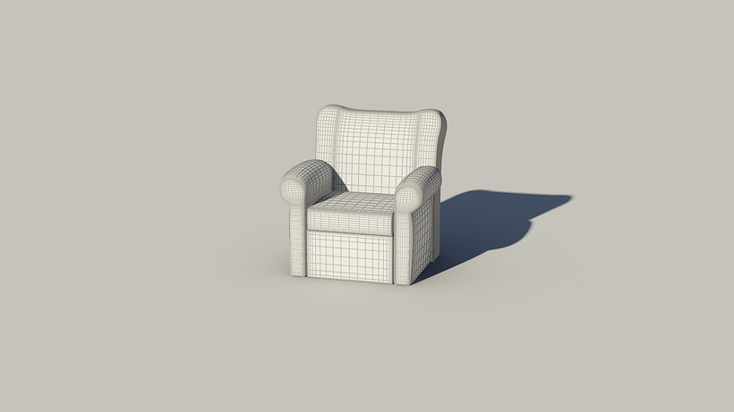 modelado de mobiliario - 3D