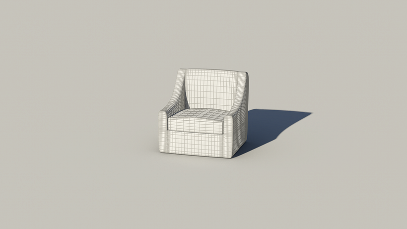 modelado de mobiliario - 3D