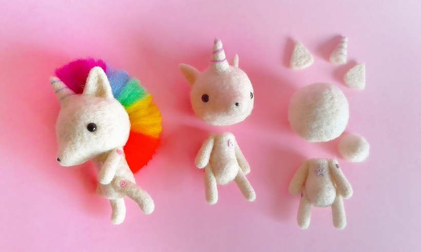 Practica needle felting con estos patrones de Caro Indy 6