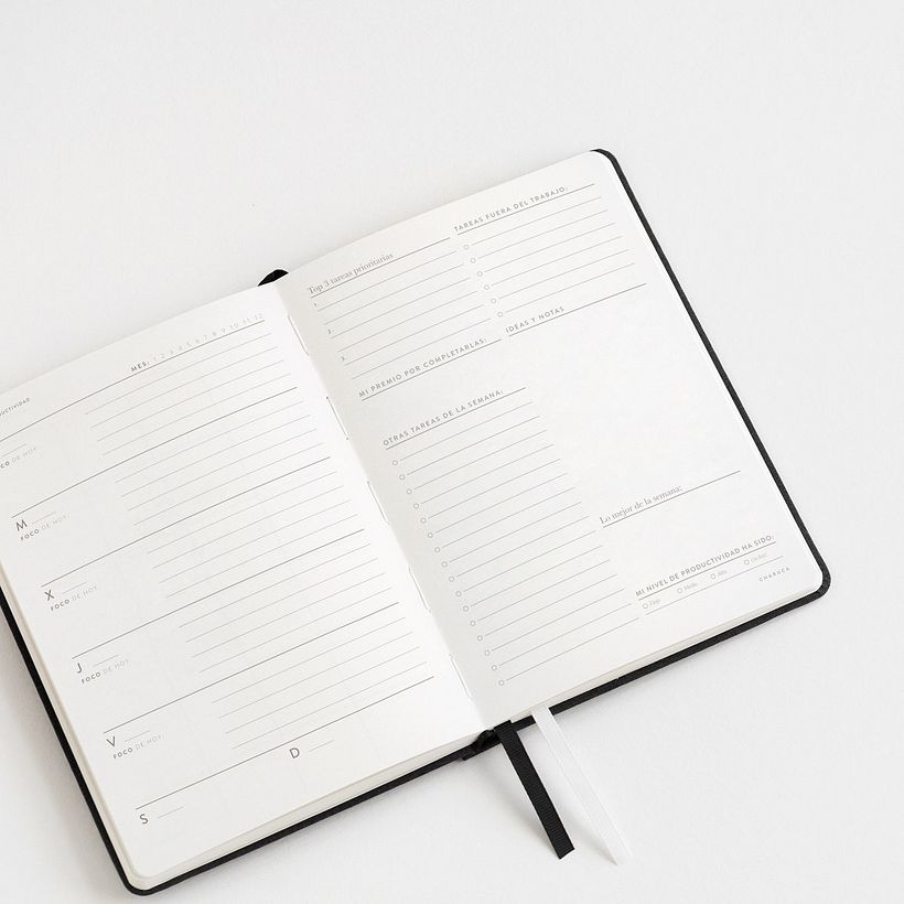 Agenda 100% Productividad - Conception de produits